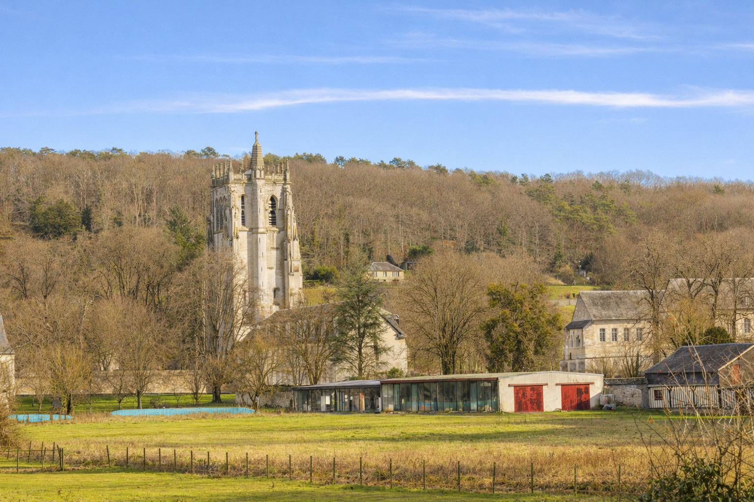 L'abbaye du Bec Hellouin en Normandie, ou comment parachever un site majeur